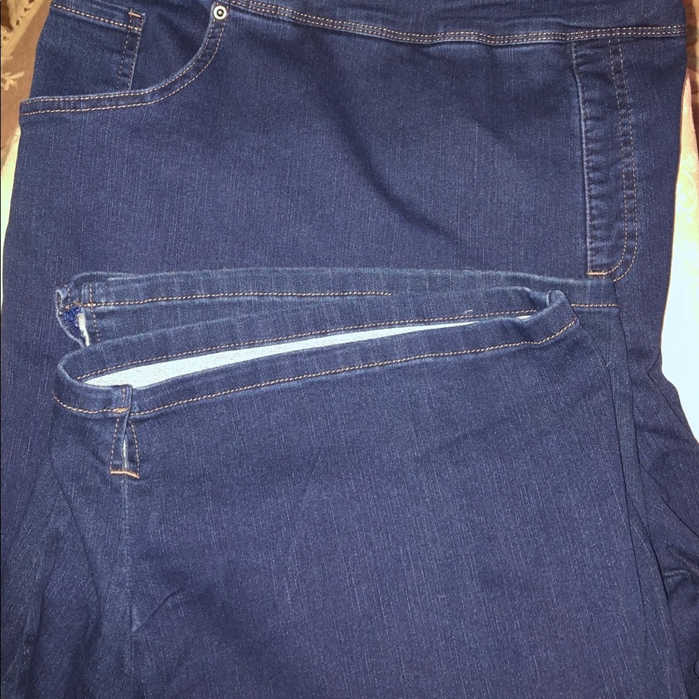 Capri plus size jeans